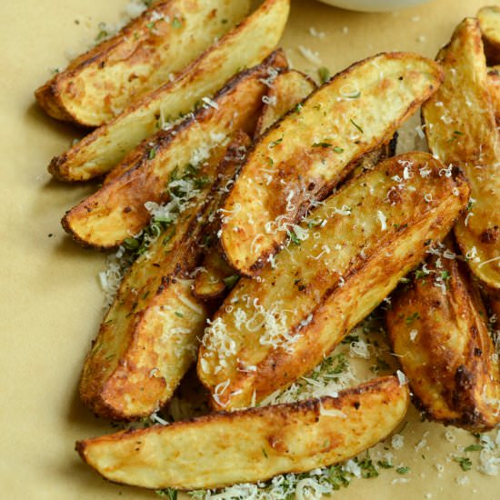 Air Fryer Potato Wedges - Recipe photo by Small Town Woman