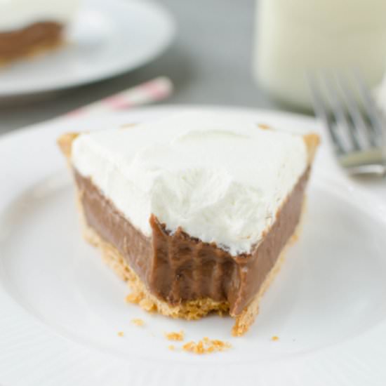 Chocolate Pudding Pie - Recipe photo by fakeginger