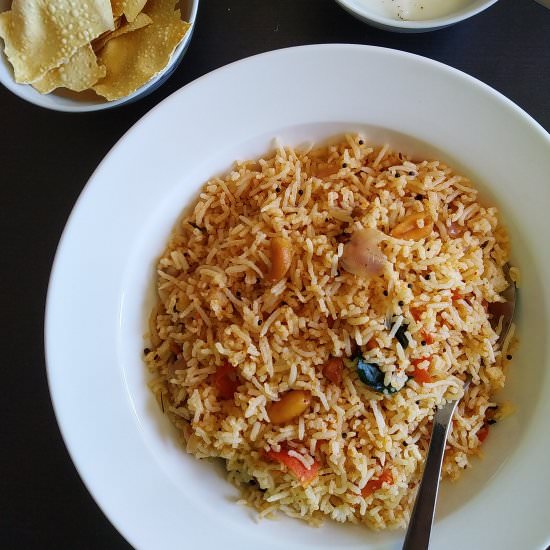 tomato rice | south Indian | Andhra - Recipe photo by PKsKitchenEquations