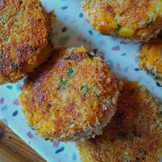 chickpeas cutlet | burger patty - Recipe photo by PKsKitchenEquations