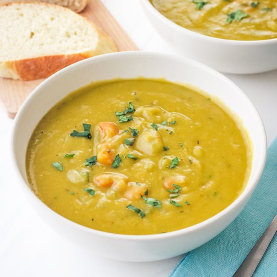 Instant Pot Mini Split Pea Soup - Recipe photo by toaster oven love