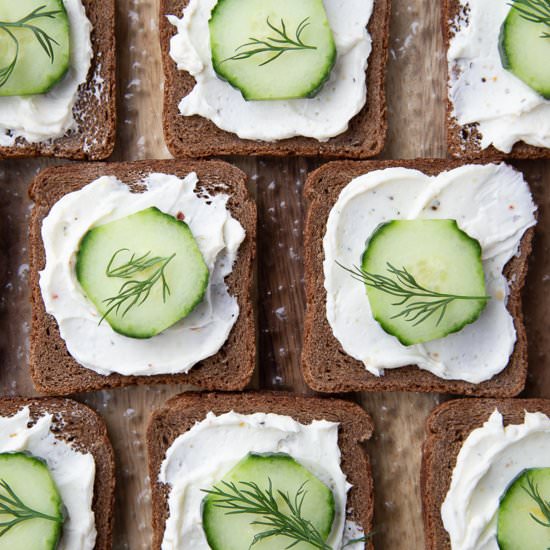 Mini Cucumber Sandwiches - Recipe photo by giftofhospitality