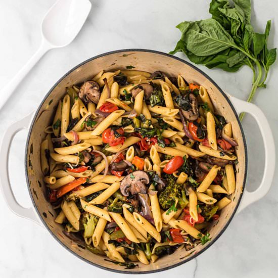 Roasted Vegetable Pasta - Recipe photo by buildyourbite