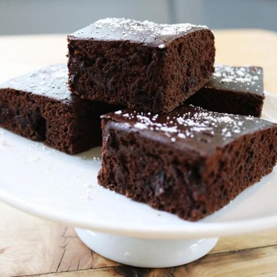 Dark Chocolate Chunk Brownies - Recipe photo by SmartyPlants