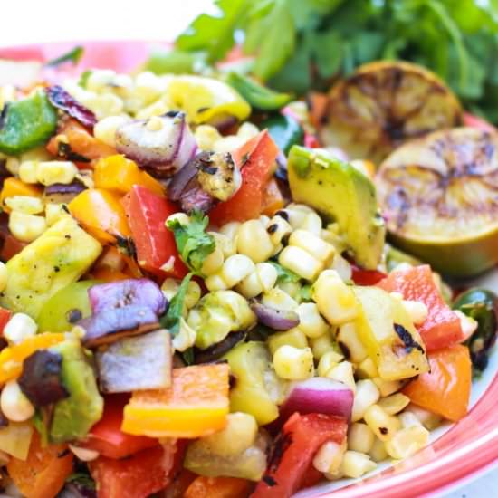 Grilled Fiesta Salad - Recipe photo by Darn Good Veggies