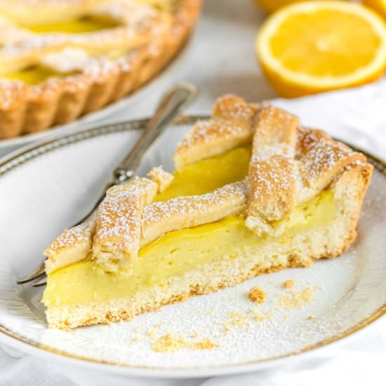 Vegan Lemon Tart - Recipe photo by theplantbasedschool
