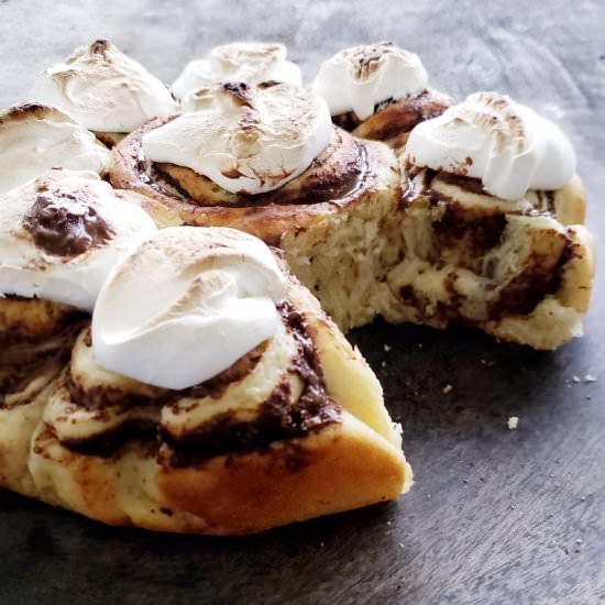 S'mores Chocolate Rolls - Recipe photo by WhiskingWolf