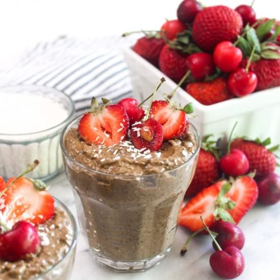 Chocolate Chia Seed Pudding - Recipe photo by Darn Good Veggies