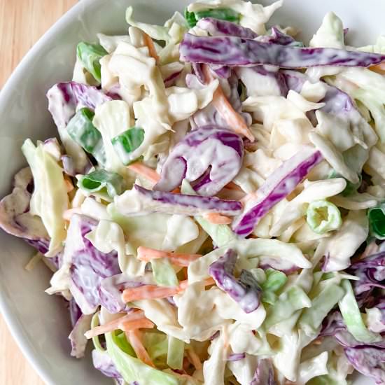 5 Ingredient Coleslaw - Recipe photo by Sugarylogic