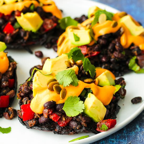 Tex Mex Portobello Boats - Recipe photo by upbeetkitchen