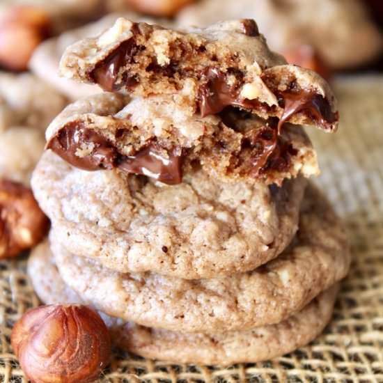 Hazelnut Chocolate Chip Cookies - Recipe photo by cookingontheweekends