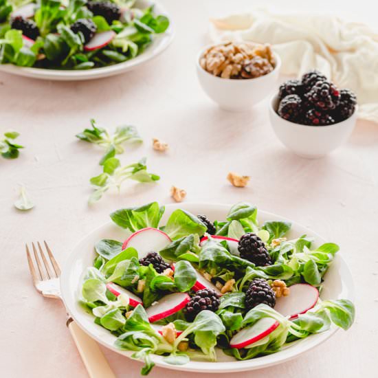 SALAD WITH BLACKBERRIES, TUNA AND W - Recipe photo by pastafantasy