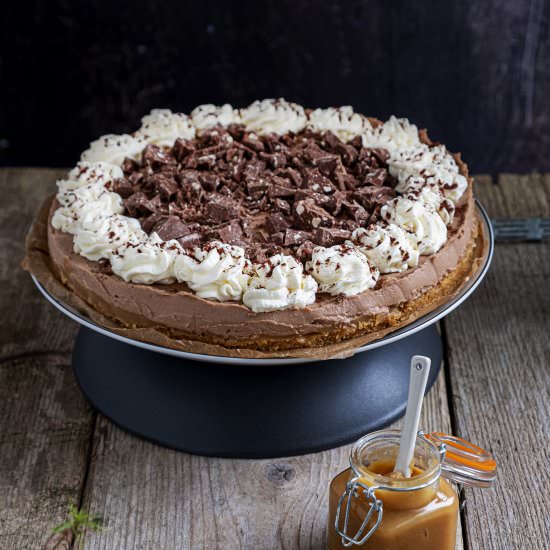 No-bake pie with toblerone - Recipe photo by Elsarblog