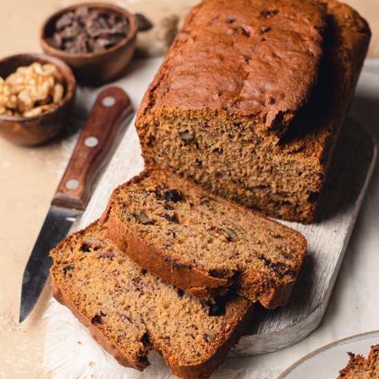 Healthy Gluten-Free Banana Bread - Recipe photo by ellielikes.cooking