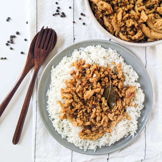 Vegan Adobong Puti - Recipe photo by bakeroise