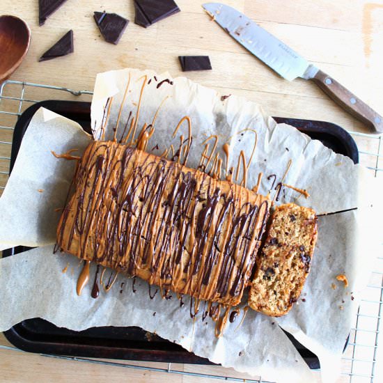 Chocolate Biscoff Banana Bread - Recipe photo by Veganbaker