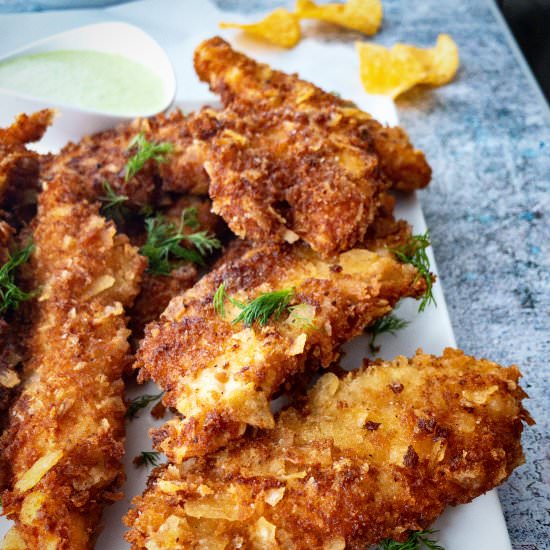 Spicy Dill Pickle Chip Chicken - Recipe photo by ThePypersKitchen