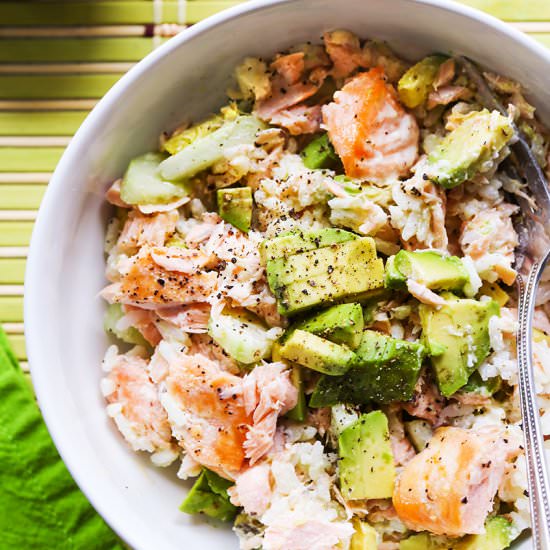 Salmon Sushi Bowl Recipe - Recipe photo by pipandebby