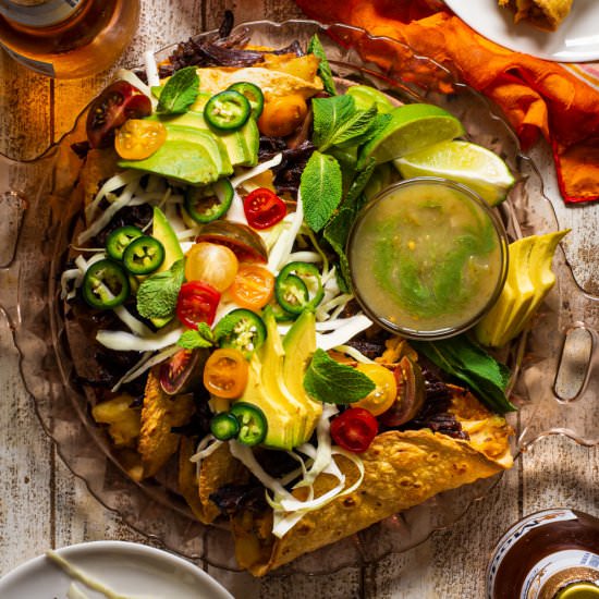 Beer-Braised Short Rib Tacos - Recipe photo by rhubarbandcod