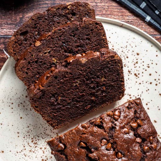 Double Chocolate Banana Bread - Recipe photo by gimmethatflavor