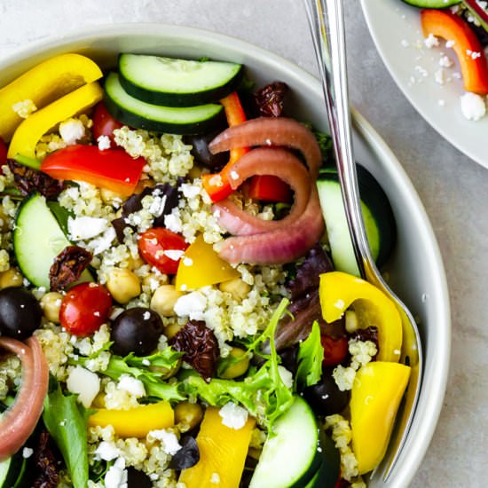 Mediterranean Quinoa Salad - Recipe photo by Shana_Thomas