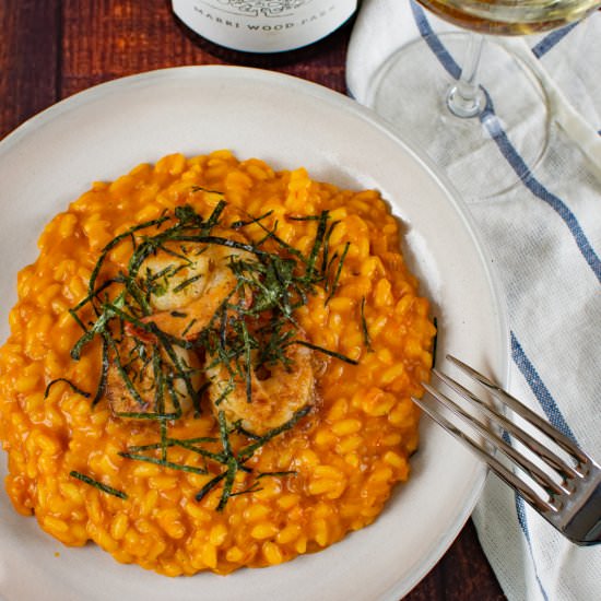 Prawn Risotto - Recipe photo by AnotherFoodBlogger