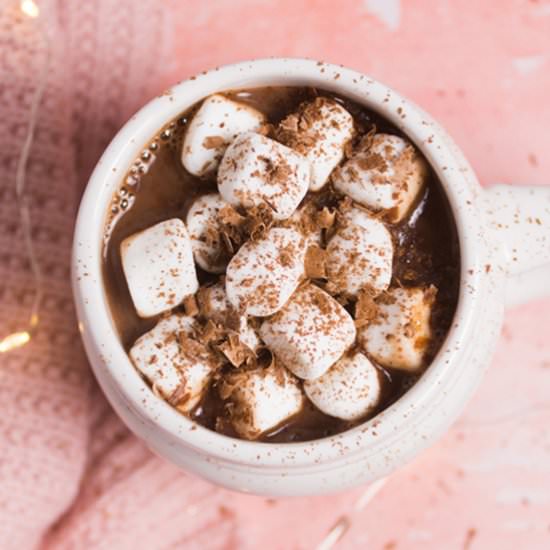 Nutella Hot Chocolate - Recipe photo by whenavagabondcooks