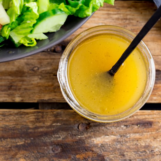Simple Honey Mustard Dressing - Recipe photo by KitchenSanctuary