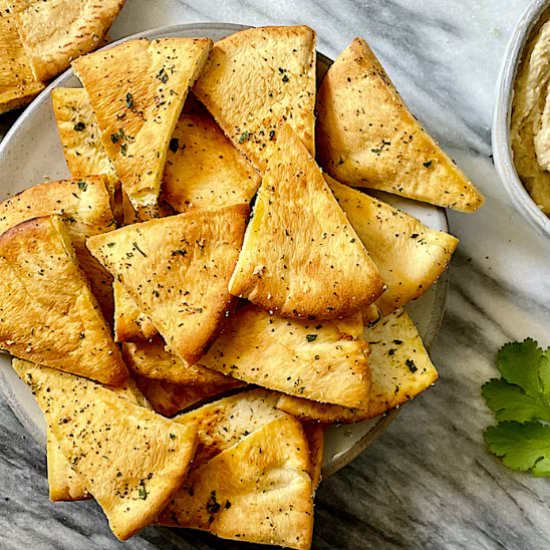 Air Fryer Pita Chips - Recipe photo by tastyoven