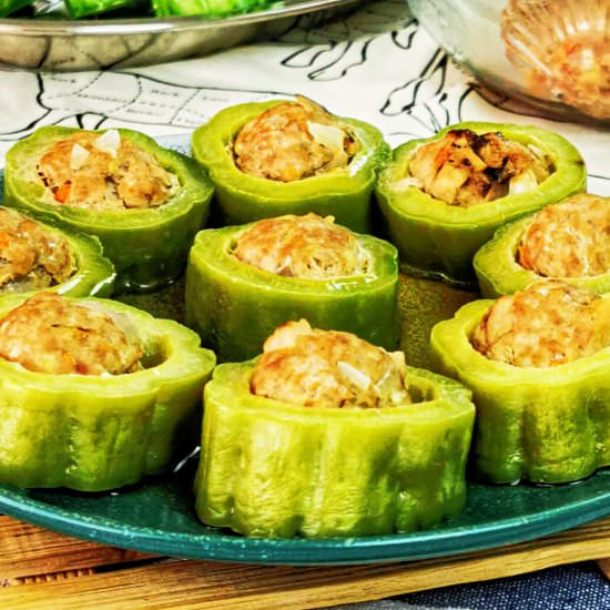 Stuffed Bitter Melon - Recipe photo by Taste of Asian Food