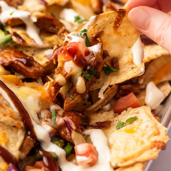 BBQ Chicken Nachos - Recipe photo by BakingMischief