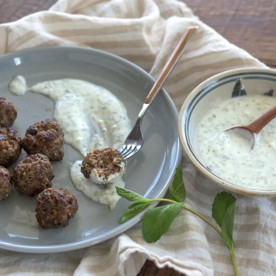 Middle Eastern Meatballs - Recipe photo by beyondkimchee