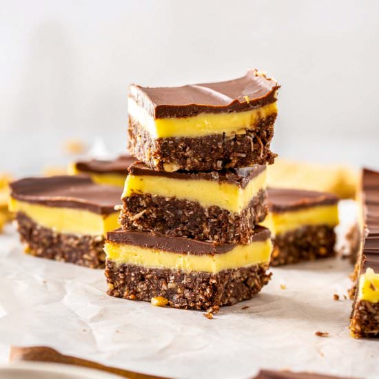 Nanaimo Bars - Recipe photo by chocolatesandchai