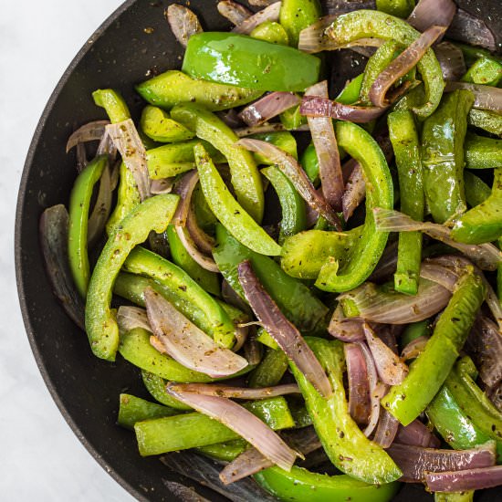 Fajita Veggies - Recipe photo by buildyourbite