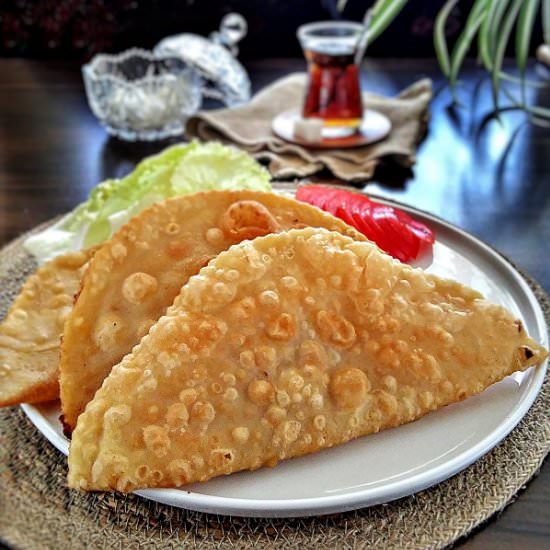 (Çiğ) Çibörek - Recipe photo by MyHomeDiaryinTurkey