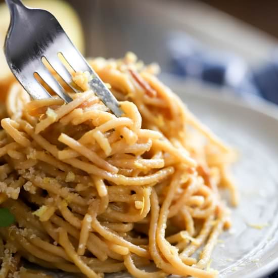 One Pot Lemon Pepper Pasta - Recipe photo by FunnyLoveLindsay