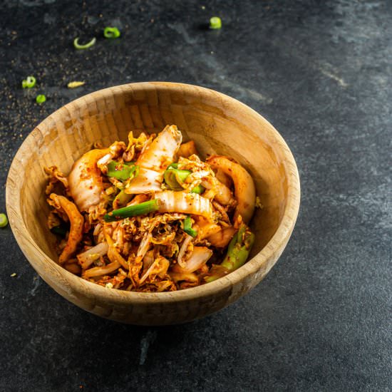 Delicious Vegan Kimchi - Recipe photo by Lifeandlemons