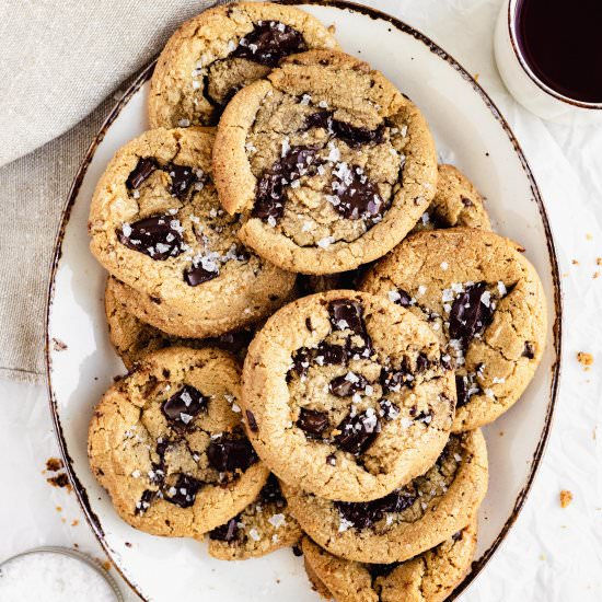 Brown butter chocolate chip cookies - Recipe photo by FlouringKitchen