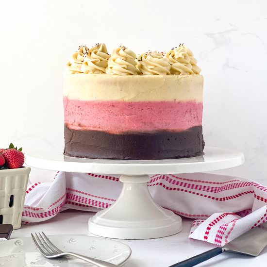 Neapolitan Cake - Recipe photo by live to sweet