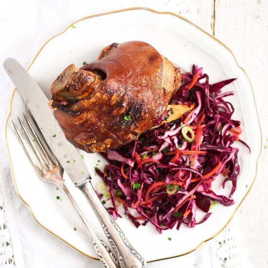 Crispy Pork Hocks (Schweinshaxe) - Recipe photo by adinutza