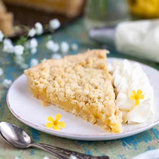 Ginger lemon pie - Recipe photo by electricbluefood