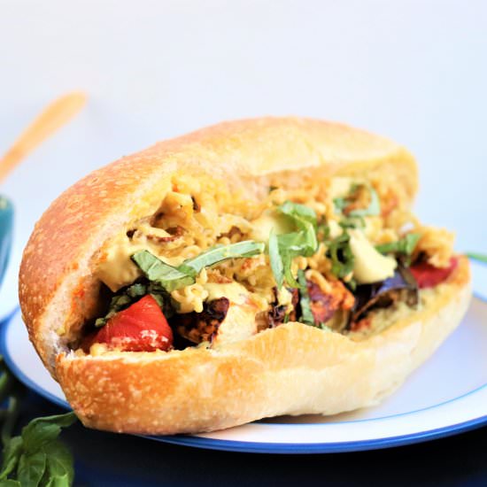 Eggplant Parm Sandwich - Recipe photo by veryveganval