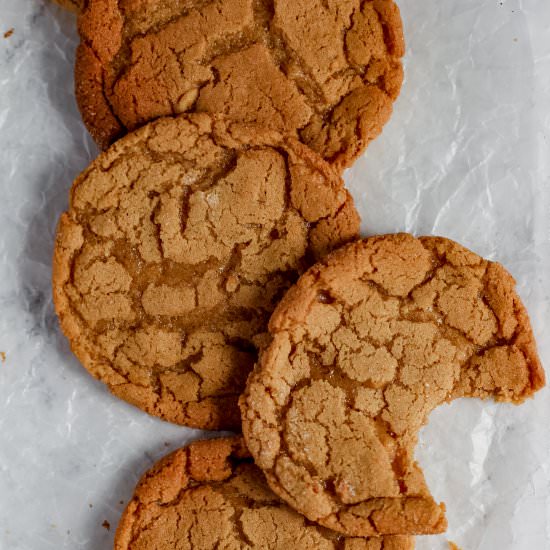Flourless Peanut Butter Cookies - Recipe photo by Butternut Lane