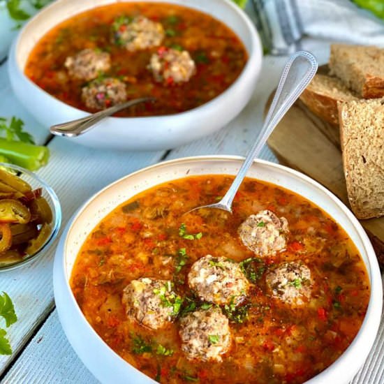 Grandma’s meatball soup - Recipe photo by ramonascuisine