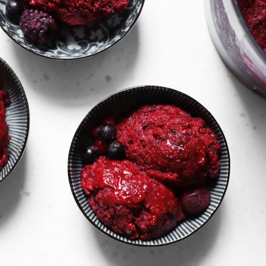 berry sumac sorbet - Recipe photo by kathrynpauline