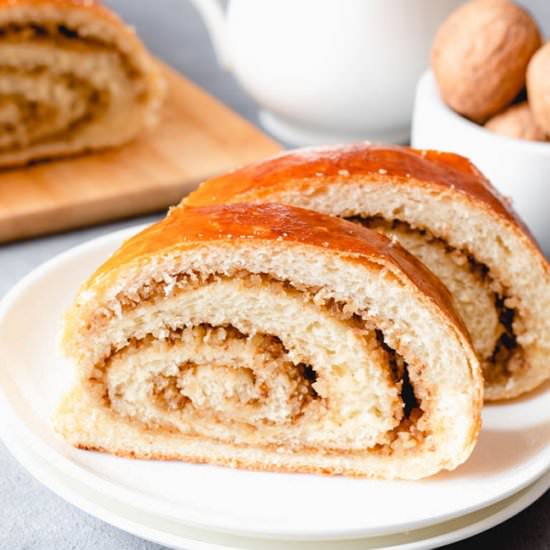 Walnut roll - Recipe photo by mmblog