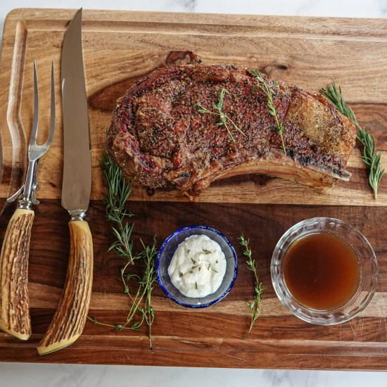 Perfectly Smoked Prime Rib - Recipe photo by Jerkyholic