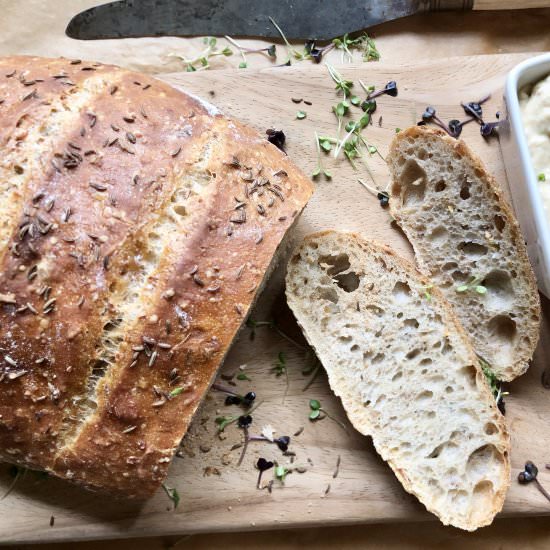 quick & easy deli-style rye bread - Recipe photo by ahintofrosemary