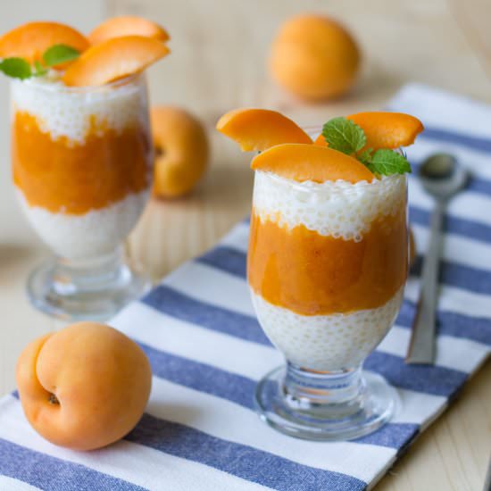 Tapioca and apricot dessert - Recipe photo by mecooks.com