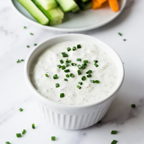 Blue cheese dip - Recipe photo by HereToCook